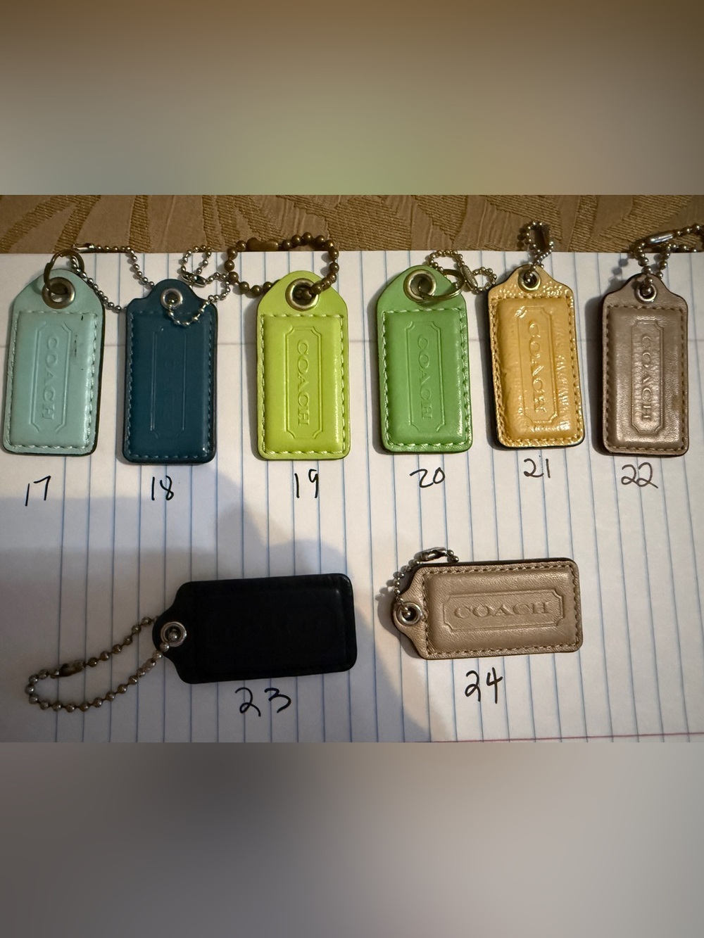 Coach replacement hang tags preloved